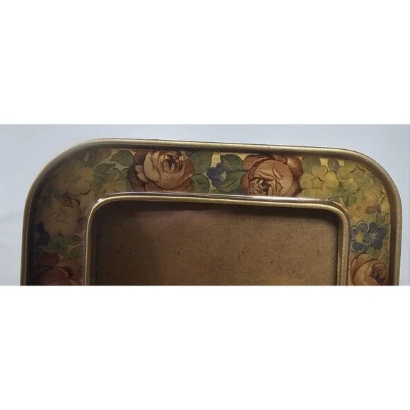 Vintage The Bucklers Inc 5th Ave NY Enamel Picture Photo Frame Swivel Back Heavy - Picture 13 of 16